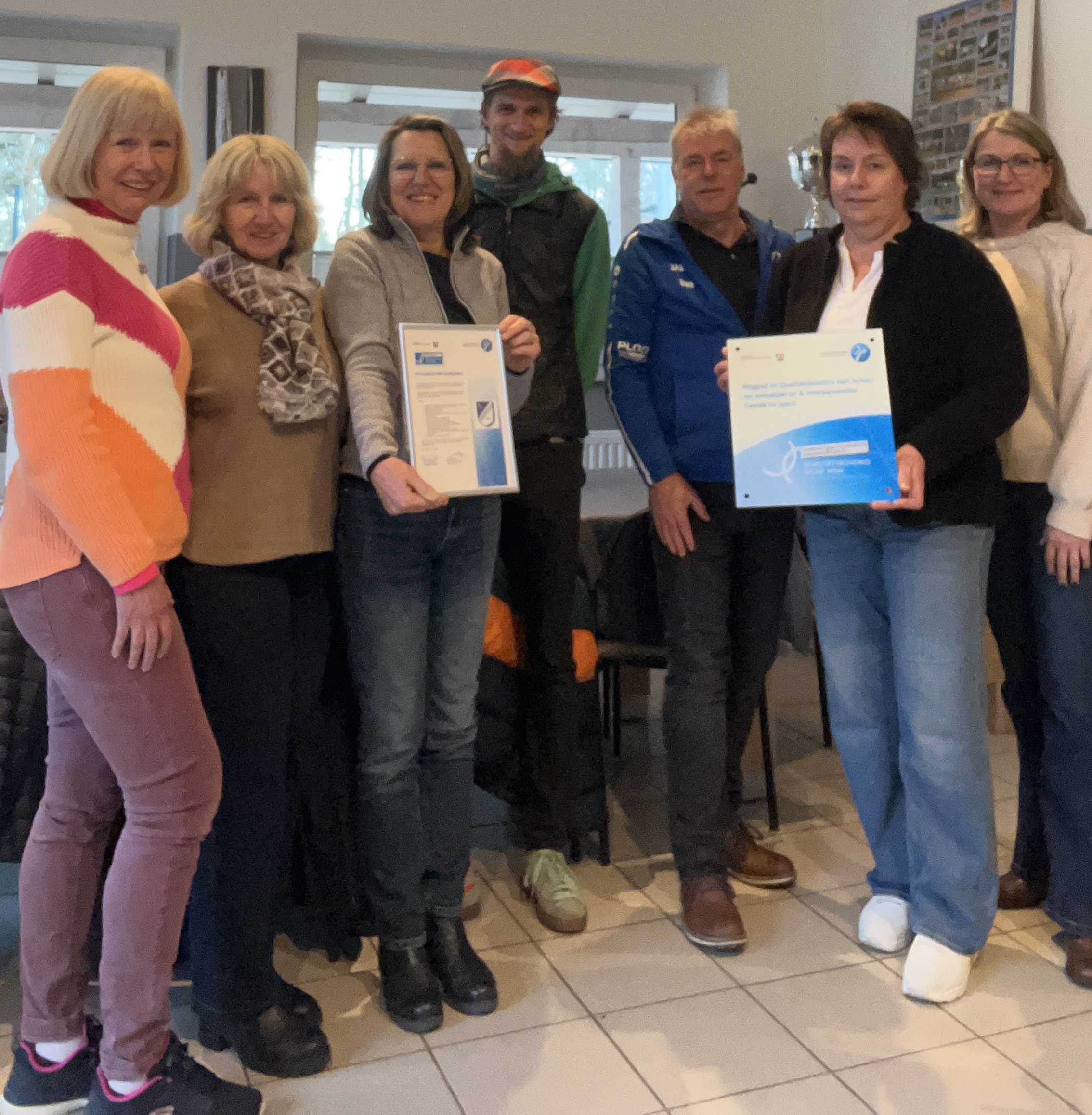 SV Dickenberg ins Qualitätsbündnis aufgenommen